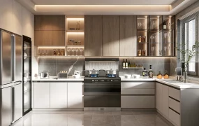 Luxury U Shape Kitchen Design