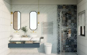Small Bathroom With Shower Cubicle