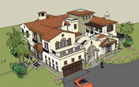 Tuscan Style Mansion