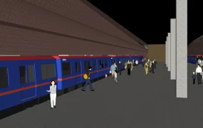 Metro Station Interior