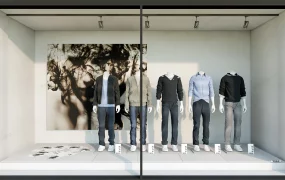 Mens Fashion Shop Window