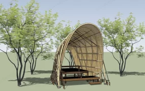Bamboo Gazebo Design