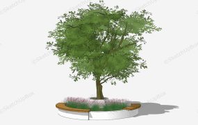 Tree Surround With Bench Idea