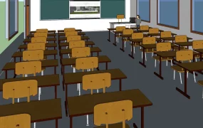 Traditional School Classroom