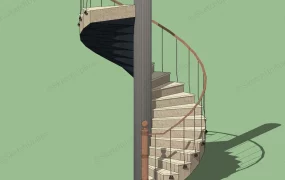 Stone Spiral Staircase