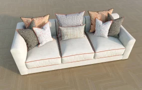 3 Seater Fabric Sofa