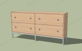 4 Drawer Dresser