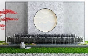 Zen Water Feature Wall