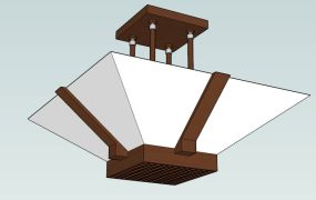 Semi Flush Mount Ceiling Light