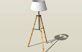 Bamboo Design Floor Lamp