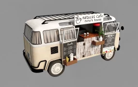 Vintage Volkswagen Coffee Van