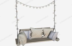 Porch Swing With Cushions
