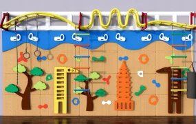 Indoor Children's Modular Climbing Wall