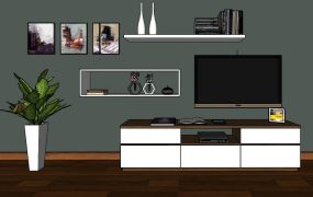 Modern TV Stand Wall Unit