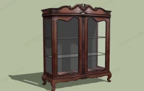Victorian Display Cabinet