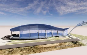 Whale Shaped Building