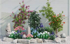 Rock Flower Bed Landscaping