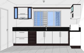 Black And White Kitchen Designs