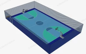 Outdoor Basketball Court