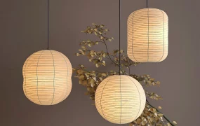 Japanese Style Lantern Pendant Lights