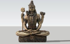 Antique Brass Buddha