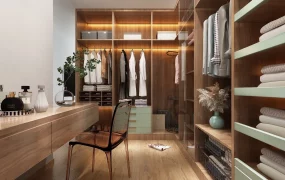 Narrow Closet Dressing Room