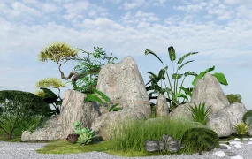 Landscape Stone Garden Design