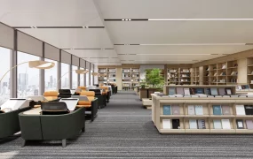 Modern Library Interior Design