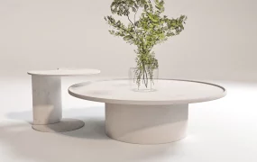 Round Nesting Coffee Table