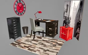Industrial Style Home Office Furniture