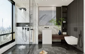 Modern Compact Bathroom