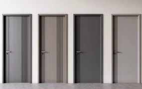 Four Modern Interior Doors