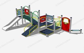 Toddler Playground Climber Slide