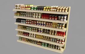 Canned Foods Display Rack