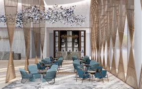Hotel Lobby Lounge Area