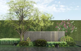 Modern Minimalist Garden Landscape