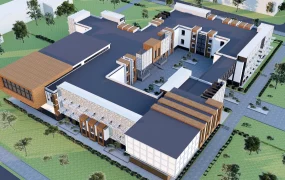 Modern Institutional Campus Building Complex