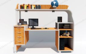 Kids Computer Desk With Hutch