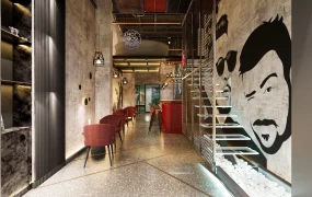 Industrial Style Bar Design