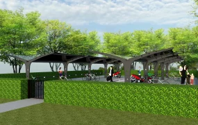 Outdoor Bike Shelter