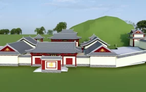 Chinese Temple Plan