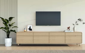Modern Wood TV Stand