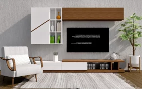 Modern TV Stand And Wall Unit