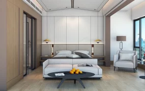 Deluxe Hotel Room Layout