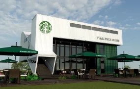 Starbucks Shipping Container Store