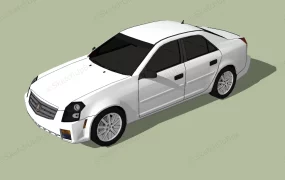 White Cadillac CTS