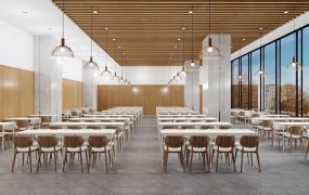 School Cafeteria Interior Design