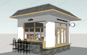 Outdoor Coffee Kiosk