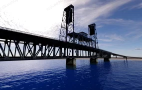 Double Deck Truss Bridge