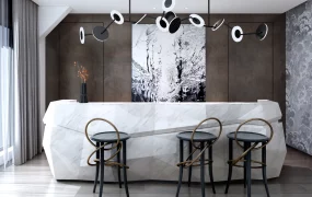 Luxurious Modern Home Bar Design